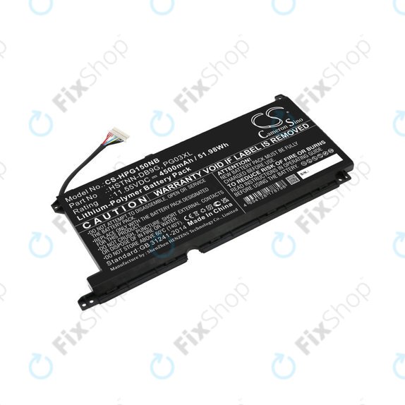 Baterie pentru HP Pavilion Gaming 15,16, Spectre X360 15, 4500mAh, Li-Pol, 11.55V, 3ICP6/60/72, HQ