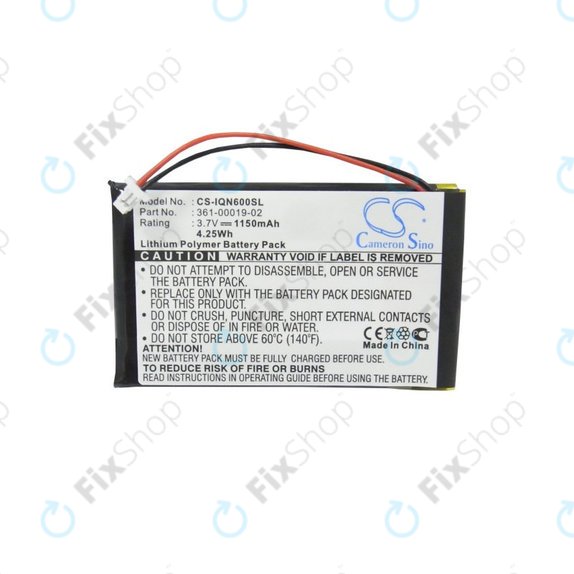 Baterie pentru Garmin Nüvi 660, 660 FM, 1150mAh, Li-Pol, 3.7V, 361-00019-02, HQ