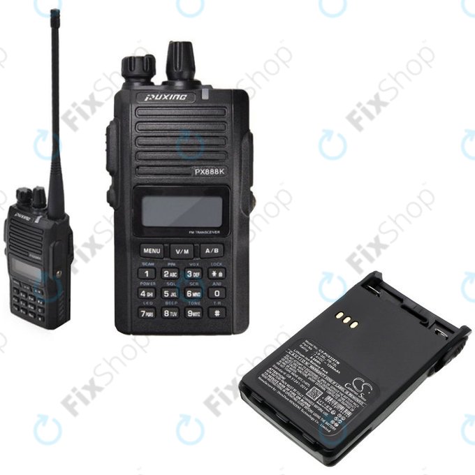 Baterie pentru ADI AT-46, Baojie BJUV22, Huntec HT-3688, 1200mAh, Li-Ion, 7.4V, LB-38L, HQ