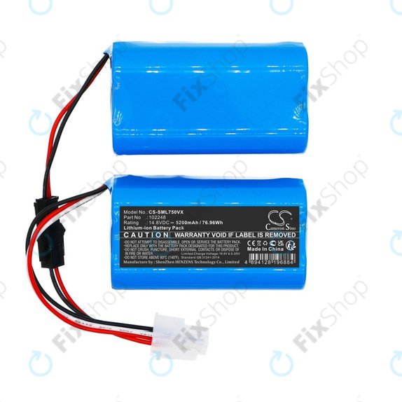 Baterie pentru Symbo Laserbot 750, 5200mAh, Li-ion, 14.8V, 102248, HQ