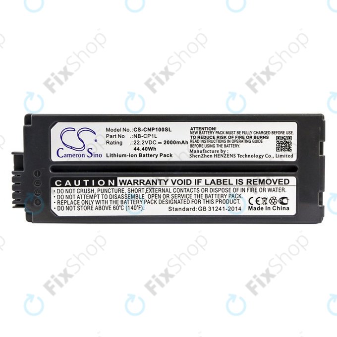 Baterie pentru Canon Selphy CP, 2000mAh, Li-Ion, 22.2V, NB-CP1L, HQ