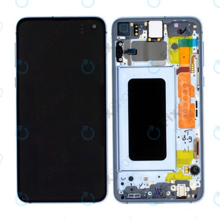 Samsung Galaxy S10e G970F - Ecran LCD + Sticlă Tactilă + Ramă (Prism Blue) - GH82-18852C, GH82-18836C Genuine Service Pack