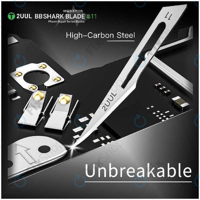 Lame bisturiu Shark Nr.11, BB, 2UUL DA18, 100 buc/cutie