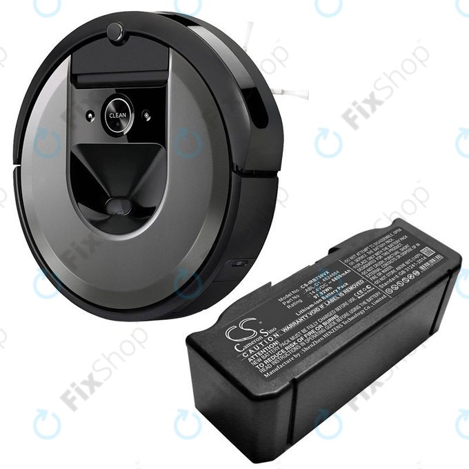 iRobot Roomba e-series, i-series - Baterie ABL-D1, 4624864, ABL-D2 Li-Ion 14.4V 6800mAh HQ