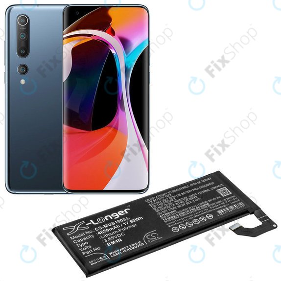 Xiaomi Mi 10 M2001J2G - Baterie BM4N 4650mAh HQ