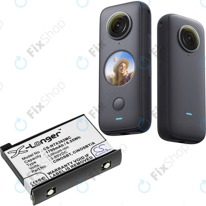 Baterie pentru Insta360 One X2, 1700mAh, Li-Ion, 3.85V, CINOSBT, HQ