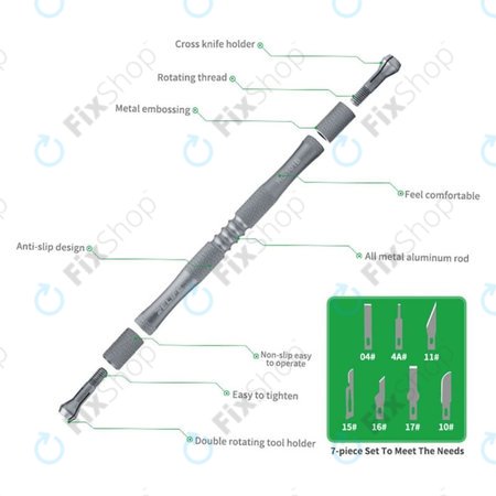 Relife RL-101B - Set de Unelte pentru îndepărtarea adezivului 8in1