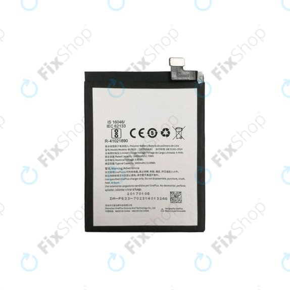 OnePlus 3T - Baterie BLP633 3400mAh