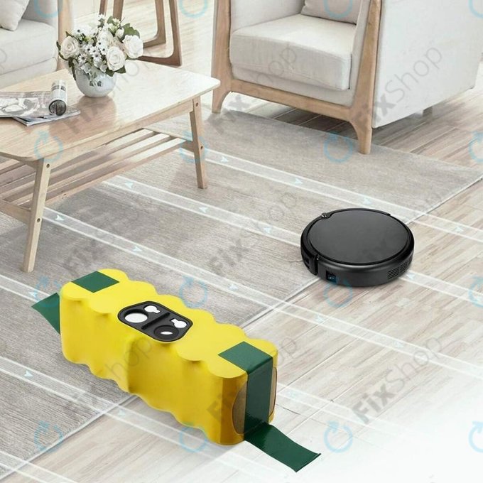 iRobot Roomba 500, 600, 700, 800, 900-series, R3, Scooba 450, Vileda 137173 - Baterie 11702, GD-Roomba-500, VAC-500NMH-33 Ni-MH 14.4V 3500mAh