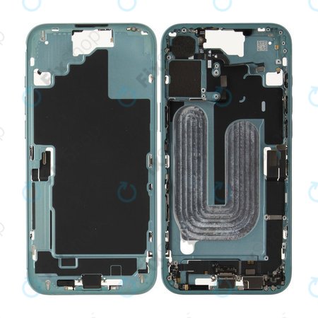 Ramă Mijlocie cu Baterie iPhone 16 Plus | Green | ZD076-00688 | Genuine Apple