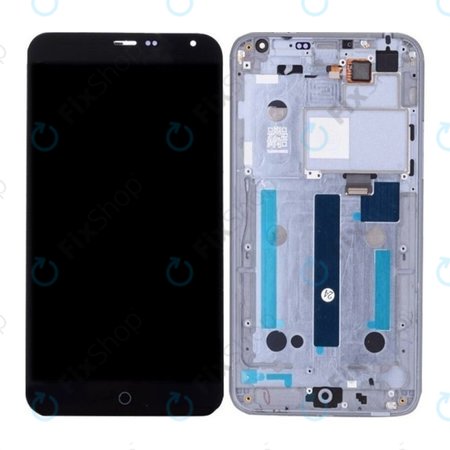 Meizu MX4 - Ecran LCD + Sticlă Tactilă + Ramă (Black) TFT