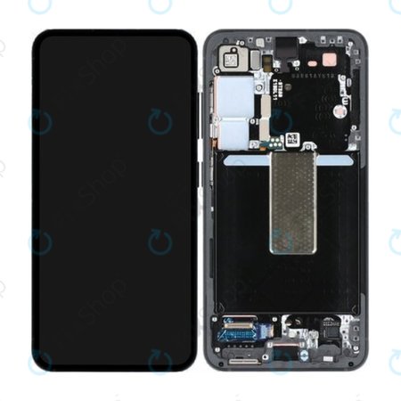 Samsung Galaxy S23 S911B - Ecran LCD + Sticlă Tactilă + Ramă (Graphite) - GH82-30481E Genuine Service Pack