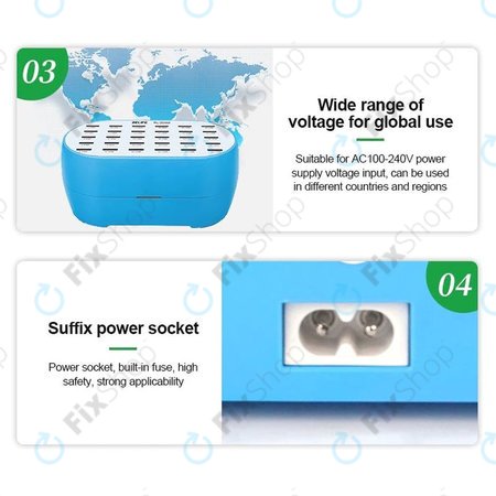 Relife RL-304M - Stație de încărcare inteligentă a serviciilor - 30x USB / 160W