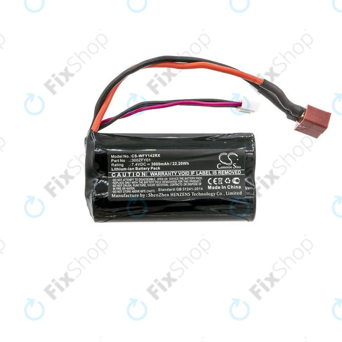 Baterie pentru WLToys FY01, FY02, FY03, 12423, 12428, 3000mAh, Li-Ion, 7.4V, 300ZFY01, HQ