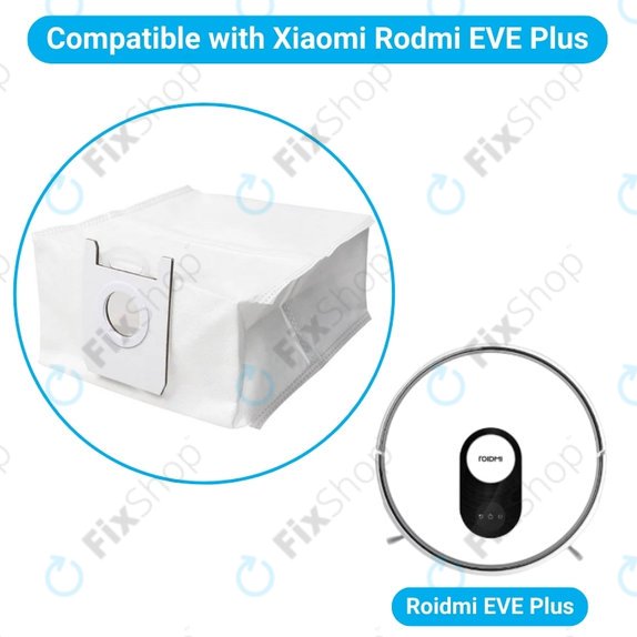 Sac de praf, 2 buc. pentru Roidmi EVE Plus