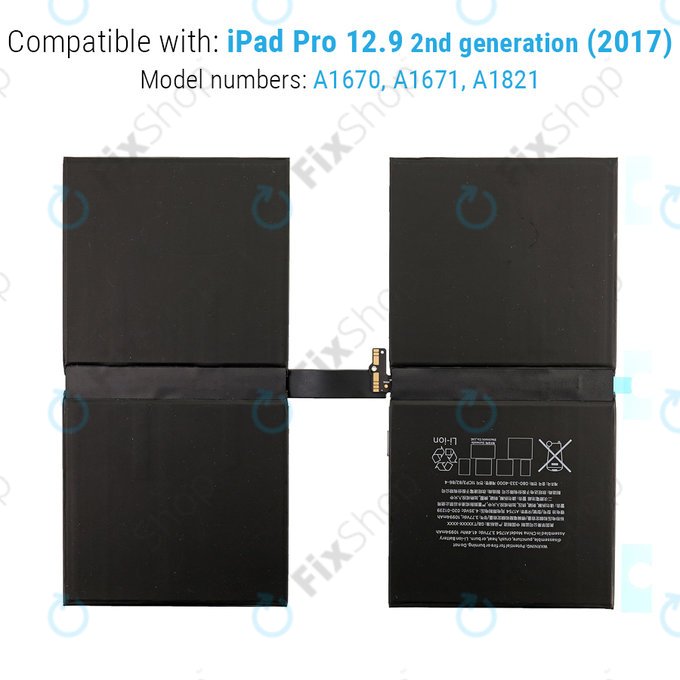 Apple iPad Pro 12.9 (2nd Gen 2017) - Baterie 10891mAh