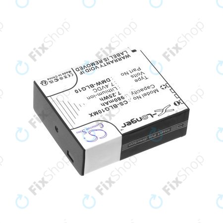 Baterie pentru Leica D-Lux Type 109, Panasonic Lumix DMC-GF3, GX7, LX100, 980mAh, Li-Ion, 7.4V, DMW-BLG10, HQ