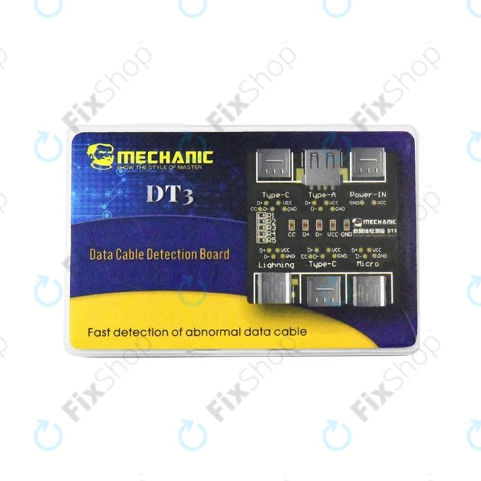 Mechanic DT3 - Cable Tester (Lightning, USB-C, microUSB)
