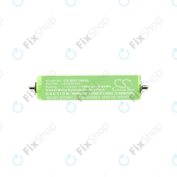 Baterie pentru Braun 1000, 180, 2000, 3000, 4735, 5411, Cruzer1, Cruzer Z20, 700mAh, Ni-MH, 1.2V, 67030922, HQ