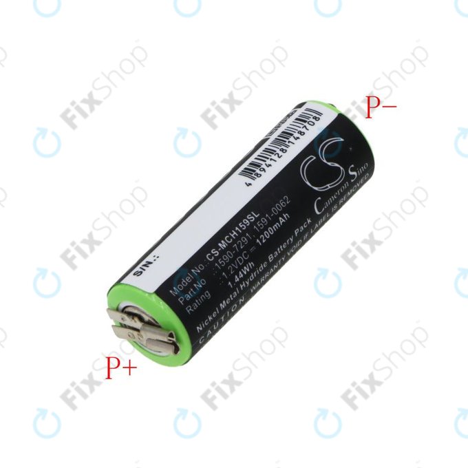 Baterie pentru Moser Chromini 1591, Ermila Bella 1590, 1200mAh, Ni-MH, 1.2V, 1590-7291, HQ