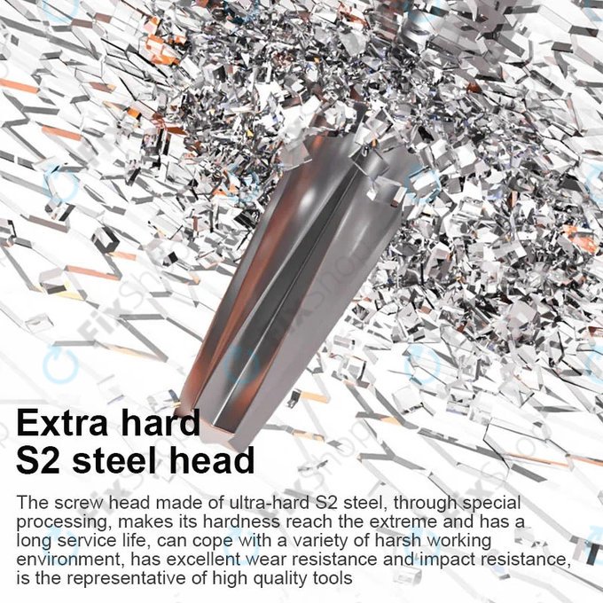 Mechanic KING KONG+ - Set șurubelnițe Torx, Tri-point, Cross - 6buc