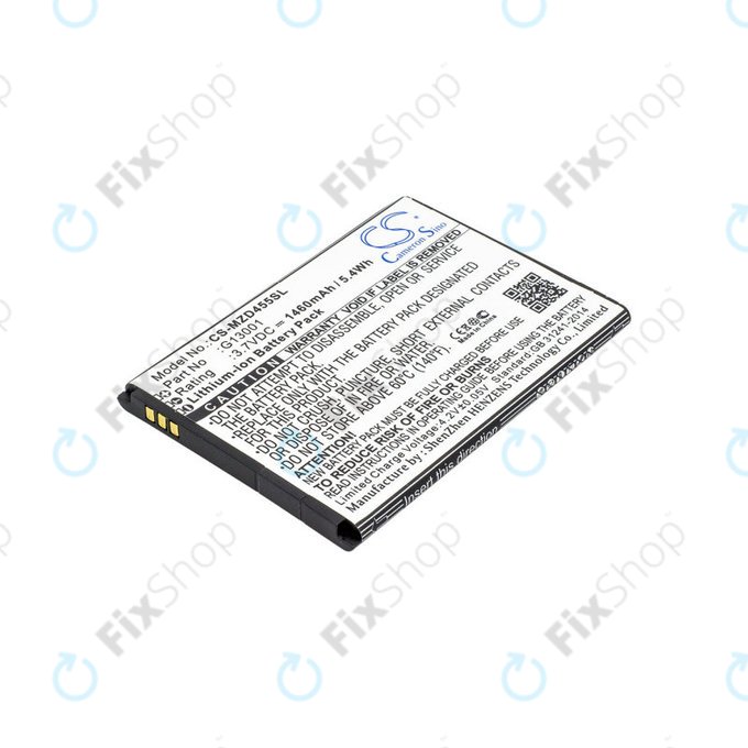 Baterie pentru Navon Mizu D455, 1460mAh, Li-Ion, 3.7V, G13001, HQ