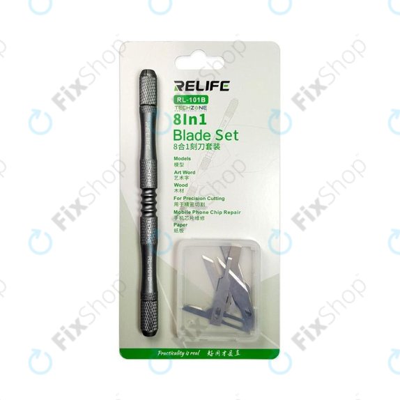Relife RL-101B - Set de Unelte pentru îndepărtarea adezivului 8in1