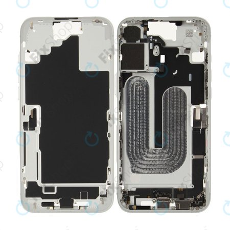 Ramă Mijlocie cu Baterie iPhone 16 Plus | White | ZD076-00685 | Genuine Apple