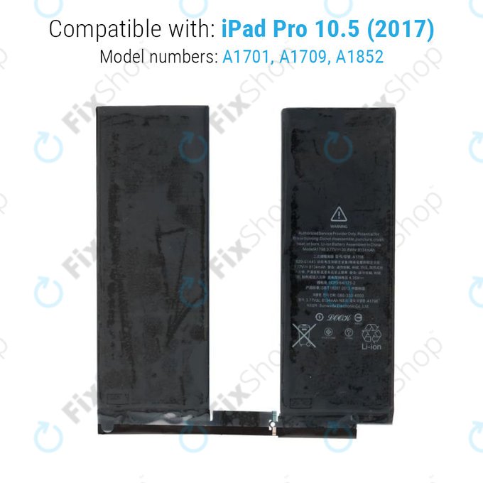 Apple iPad Pro 10.5 (2017) - Baterie 8134mAh