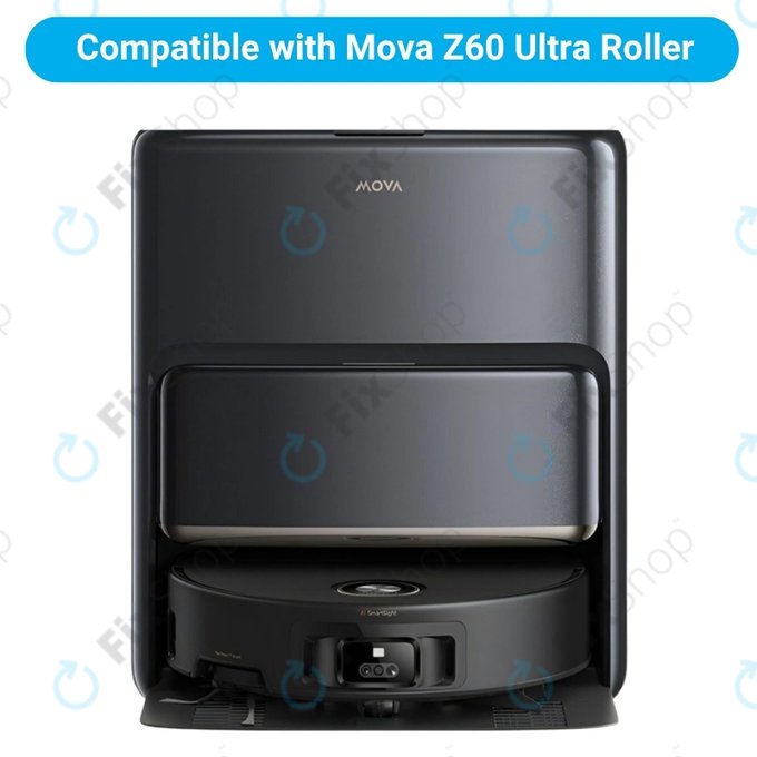 Set de piese de schimb pentru Mova Z60 Ultra Roller (1 pereche de perii principale, 2x Filter, 2x Perie laterală, 2x Mop, 2x Sac de praf)