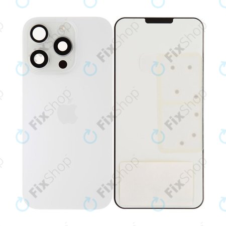 Sticlă Carcasă Spate pentru iPhone 16 Pro | White Titanium | 661-42723 | Genuine Apple