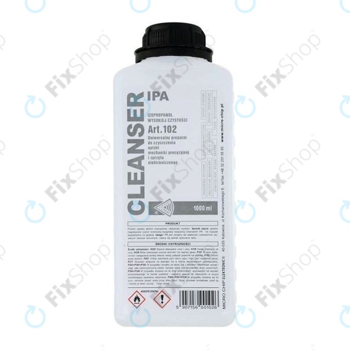 Cleanser IPA - Lichid de curățare - Isopropanol 100% (1000ml)