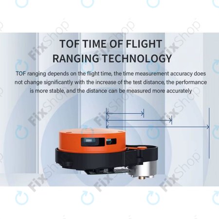 Xiaomi Roborock S4 Max, S5, S5 Max, S6, S6 MaxV, S6 Pure, S7, Mijia 1S - Senzor de distanță cu laser
