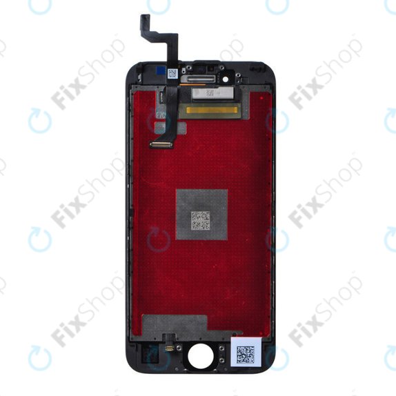 Ecran pentru iPhone 6S, Black, Sticlă tactilă cu ramă