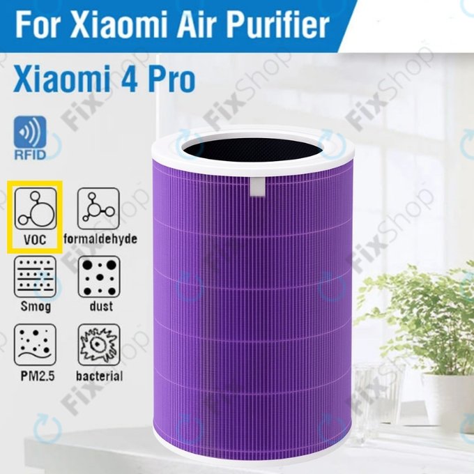 Xiaomi Mi Mijia Air Purifier 4 Pro - Filtru HEPA (Anti-miros) (Mov)