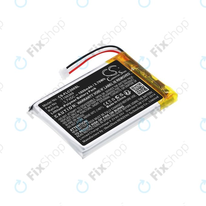 Baterie pentru FLIR C2, C3, 1000mAh, Li-Pol, 3.7V, T199369, HQ