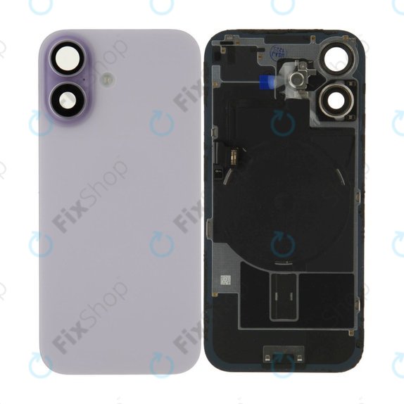Sticlă carcasă spate pentru iPhone 17, Lavender, Pulled A