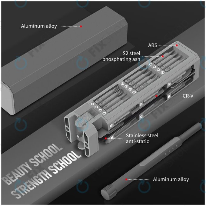 Kingsdun - Precission Screwdriver Set for Phone & PC Repair 44în1