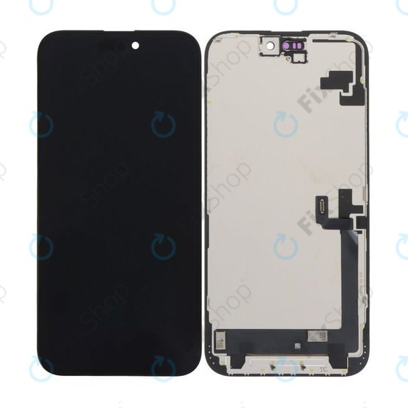 Ecran In-Cell HD+ pentru iPhone 16 Plus, Sticlă tactilă cu ramă