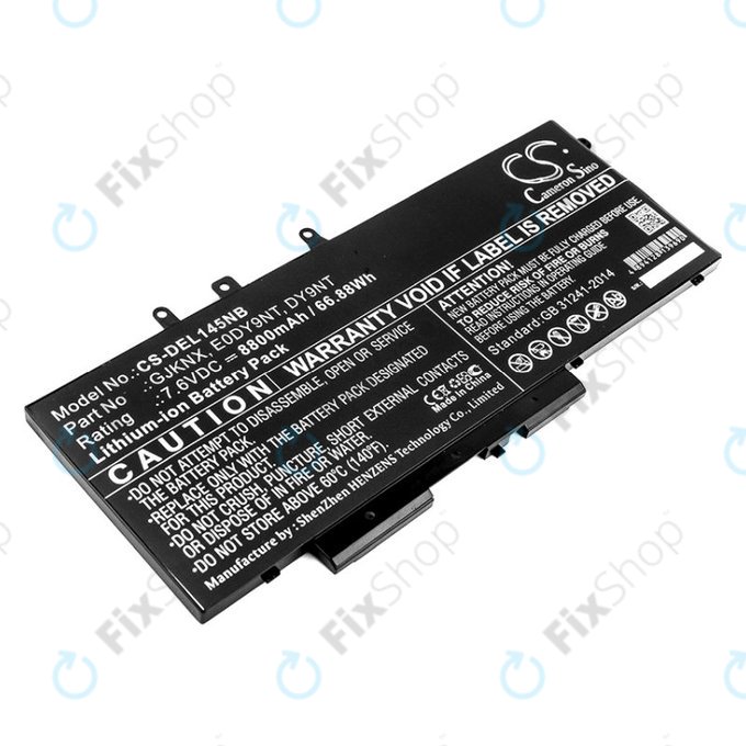 Baterie pentru Dell Latitude 14 5490, Latitude 14 5491, 8800mAh, Li-Ion, 7.6V, 00JWGP, HQ