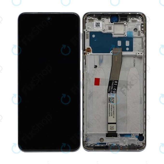 Xiaomi Redmi Note 9 Pro - Ecran LCD + Sticlă Tactilă + Ramă (Interstellar Grey) - 560003J6B200 Genuine Service Pack