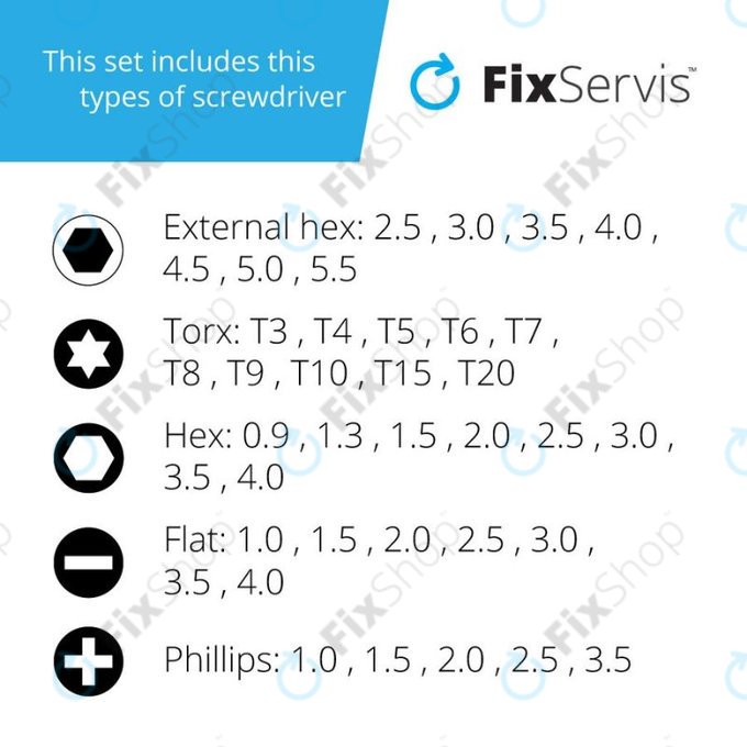 Jakemy JM-8128 - Set de Unelte de service pentru service electronic 45în1