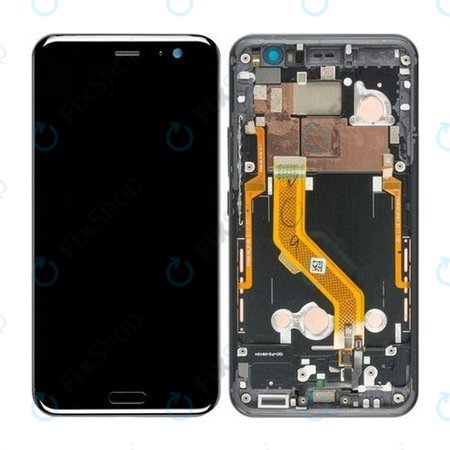 HTC U11 - Ecran LCD + Sticlă Tactilă + Ramă (Black) TFT