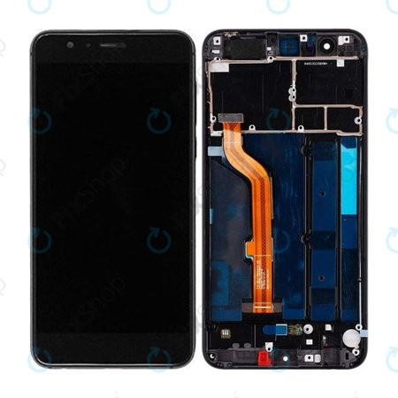 Huawei Honor 8 - Ecran LCD + Sticlă Tactilă + Ramă (Midnight Black) TFT