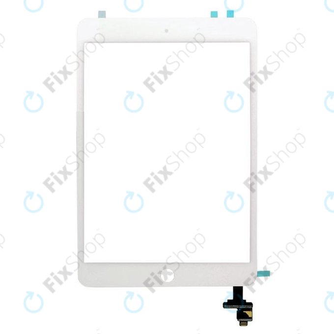 Apple iPad Mini, Mini 2 - Sticlă Tactilă + IC Conector (White)