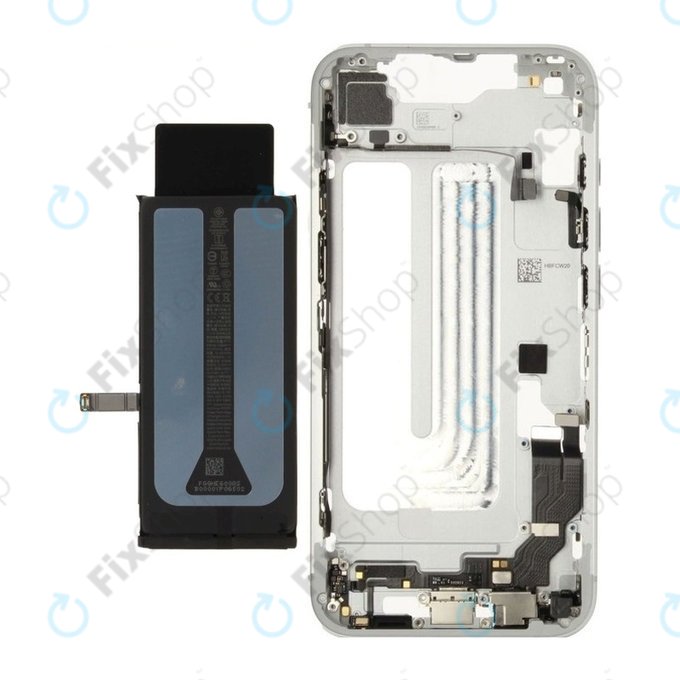 Ramă Mijlocie cu Baterie iPhone 16e | White | ZD076-00698 | Genuine Apple