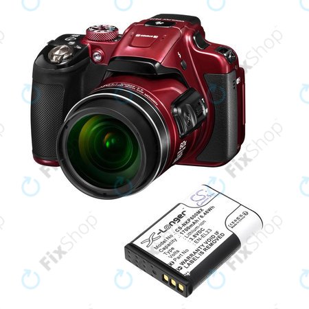Baterie pentru Nikon Coolpix, 1700mAh, Li-Ion, 3.8V, EN-EL23, HQ