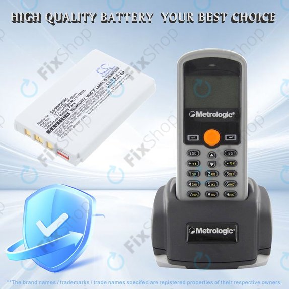 Baterie pentru Cipherlab 8300-L, Metrologic MK5502, 750mAh, Li-Ion, 3.7V, BA-80S700, HQ