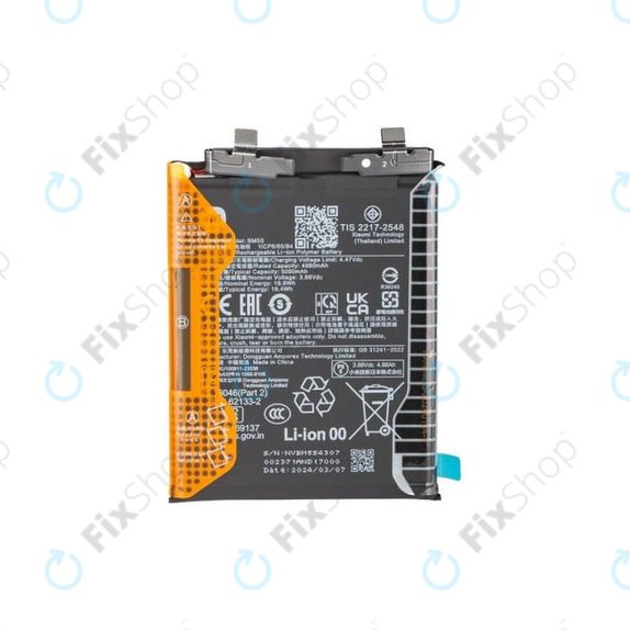 Baterie pentru Xiaomi 13T Pro, 5000mAh, BM5S, 1330103000035B, Genuine Service Pack
