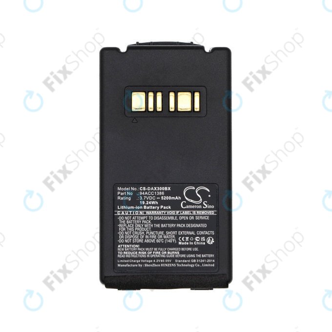 Baterie pentru Datalogic Falcon X3, Falcon X3+, Falcon X4, 5200mAh, Li-Ion, 3.7V, 94ACC1386, HQ